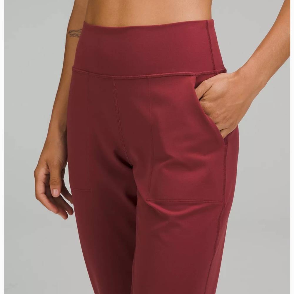 NWT Lululemon Align High-Rise Jogger Crop Pant in Mulberry